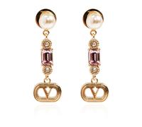 Valentino Garavani - Boucles D'oreilles Cystal - Femme - Accessoires - Jaune - Taille: ONE Size