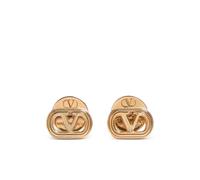 Valentino Garavani - Boucles d'oreilles (Logo 10 mm) - Femme - Accessoires - Jaune - Taille: ONE Size