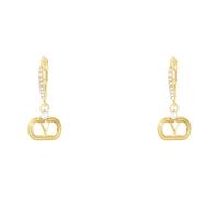 Valentino Garavani - Boucles d'oreilles Ovalette - Femme - Accessoires - Jaune - Taille: ONE Size
