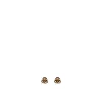 Valentino Garavani - Boucles d'oreilles Ovalette Logo - Femme - Accessoires - Jaune - Taille: ONE Size