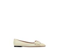 Valentino Garavani - Bowow Ballerina - Femme - Chaussures - Blanc - Taille: 38 EU