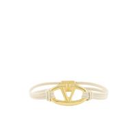 Valentino Garavani - Bracelet Corde Beige avec Accent Or - Homme - Accessoires - Beige - Taille: M