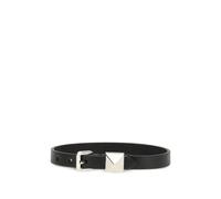 Valentino Garavani - Bracelet en cuir Rockstud - Homme - Accessoires - Noir - Taille: ONE Size