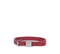 Valentino Garavani - Bracelet en cuir Rockstud - Homme - Accessoires - Rouge - Taille: ONE Size