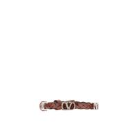 Valentino Garavani - Bracelet VLogo Tressé - Homme - Accessoires - Brun - Taille: ONE Size