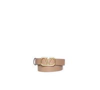 Valentino Garavani - Buckle Belt - Femme - Accessoires - Brun - Taille: 70 CM