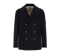 Valentino Garavani - Caban Coat - Homme - Manteaux - Bleu - Taille: M