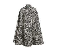 Valentino Garavani - Cape en Tissu Animalier - Femme - Vestes - Brun - Taille: 36 FR