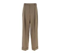 Valentino Garavani - Cappuccino Wool Pant - Homme - Pantalons - Beige - Taille: M