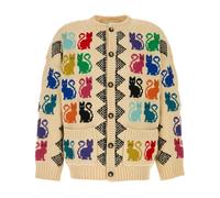 Valentino Garavani - Cardigan en laine crème - Homme - Pulls - Multicolore - Taille: M
