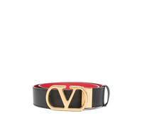Valentino Garavani - Ceinture à boucle logo - Femme - Accessoires - Noir - Taille: 75 CM