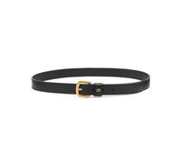 Valentino Garavani - Ceinture en Cuir Noir avec Logo - Homme - Accessoires - Noir - Taille: 100 CM