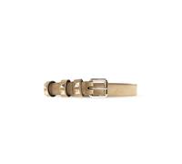 Valentino Garavani - Ceinture en daim Rockstud - Femme - Accessoires - Beige - Taille: 70 CM