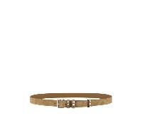 Valentino Garavani ceinture homme beige flaneuse en daim à clous - 100