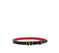 Valentino Garavani - Ceinture réversible VLogo Signature - Femme - Accessoires - Noir - Taille: 75 CM