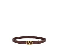 Valentino Garavani - Ceinture VLogo en Cuir Tressé - Homme - Accessoires - Brun - Taille: 105 CM