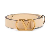 Valentino Garavani, Femme, Accessoires, Blanc, Taille: 90 CM Leather Belt with Logo