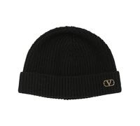 Valentino Garavani - Chapeau de Luxe en Cachemire Noir Aw25 - Homme - Accessoires - Noir - Taille: ONE Size