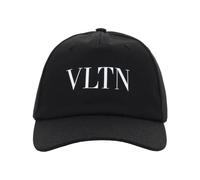 Valentino Garavani - Chapeau Logo en Coton - Homme - Accessoires - Noir - Taille: 59 CM