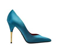 Valentino Garavani - Chaussures à talons hauts en satin - Femme - Chaussures - Bleu - Taille: 37 EU