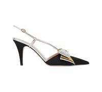 Valentino Garavani - Chaussures Plates à Slingback - Femme - Chaussures - Noir - Taille: 38 1/2 EU