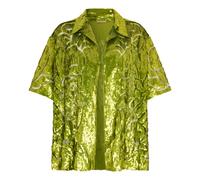 Valentino Garavani - Chemise à Sequins à Manches Courtes - Homme - Chemises - Vert - Taille: M