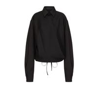 Valentino Garavani - Chemise Techno Light Wool - Femme - Blouses et Chemises - Noir - Taille: 34 FR