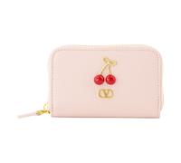 Valentino Garavani - Cherryfic Mini Zip Wallet - Femme - Accessoires - Rose - Taille: ONE Size