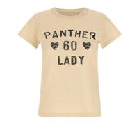 Valentino Garavani - Chez Valentino T-Shirt - Femme - Tops - Beige - Taille: 40 FR