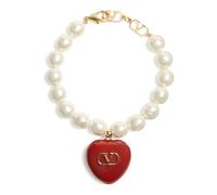 Valentino Garavani, Femme, Accessoires, Rouge, Taille: S Coeur Royal Bracelet