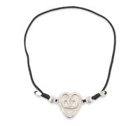 Valentino Garavani - Collier Fil Perdu en Métal - Homme - Accessoires - Noir - Taille: ONE Size