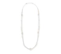 Valentino Garavani - Collier Signature Perle avec Crochet en Métal - Homme - Accessoires - Gris - Taille: ONE Size