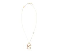 Valentino Garavani - Collier VLogo en métal doré - Femme - Accessoires - Jaune - Taille: ONE Size