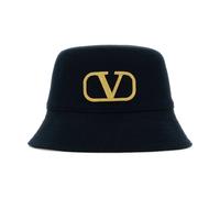 Valentino Garavani - Cotton Bucket Hat - Femme - Accessoires - Bleu - Taille: 56 CM
