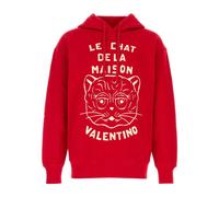 Valentino Garavani - Cotton SweaT-shirt - Homme - Sweatshirts et sweats à capuche - Rouge - Taille: M