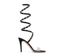 Valentino Garavani - Élégante Sandale à Bride Cheville en Zigzag - Femme - Chaussures - Noir - Taille: 39 EU