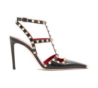 Valentino Garavani - Escarpin à bride de cheville Rockstud - Femme - Chaussures - Noir - Taille: 39 EU