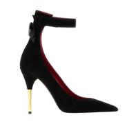 Valentino Garavani - Fatale 105 Escarpin en Daim - Femme - Chaussures - Noir - Taille: 39 EU