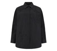 Valentino Garavani, Femme, Blouses et Chemises, Noir, Taille: 40 FR Chemise Oversize à Boutons