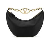 Valentino Garavani, Femme, Sacs, Noir, Taille: ONE Size Small VLogo Moon Hobo Bag