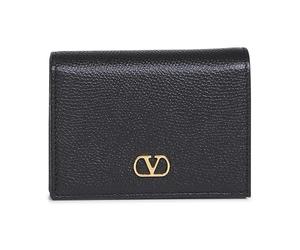 Valentino Garavani - Fold-over Wallet - Femme - Accessoires - Noir - Taille: ONE Size