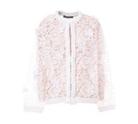 Valentino Garavani - Haut élégant - Femme - Pulls - Blanc - Taille: 44 FR
