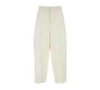 Valentino Garavani - Ivory Wool Blend Pant - Homme - Pantalons - Blanc - Taille: L