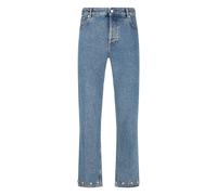 Valentino Garavani - Jean Bleu Taille Haute avec Détails Métalliques - Homme - Jeans - Bleu - Taille: W32