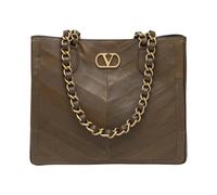 Valentino Garavani - Laseine Shopping Bag - Femme - Sacs - Brun - Taille: ONE Size