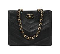 Valentino Garavani - Laseine Shopping Bag - Femme - Sacs - Noir - Taille: ONE Size
