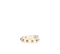 Valentino Garavani - Leather Bracelet - Femme - Accessoires - Beige - Taille: ONE Size