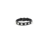 Valentino Garavani - Leather Bracelet - Homme - Accessoires - Noir - Taille: ONE Size