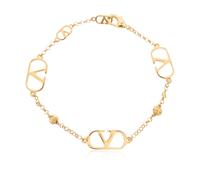 Valentino Garavani - Logo Bracelet - Femme - Accessoires - Jaune - Taille: M