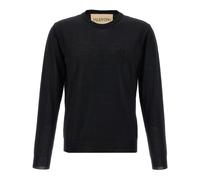 Valentino Garavani - Logo Embroidery Sweater - Homme - Pulls - Noir - Taille: 2XL